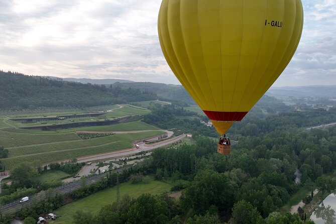 Hot-Air Balloon Flight over Chianti - The Val di Pesa from the air