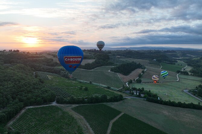 Hot-Air Balloon Flight over Florence - Piazzale Michelangelo and the city panorama