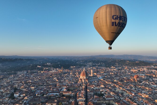 Hot-Air Balloon Flight over Florence - Ponte Vecchio and the Arno below