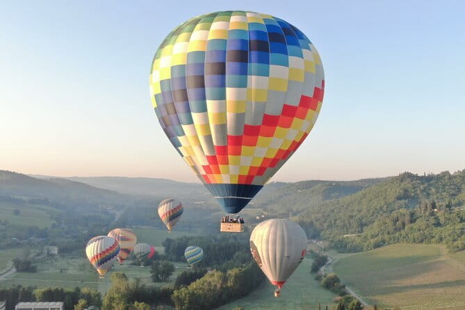Hot Air Balloon Flight Over Tuscany from Siena - Watching the Balloon Come to Life