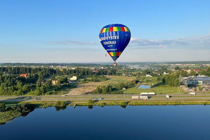 Hot air balloon flight over Vilnius or Trakai in Lithuania - Vilnius from the basket, Trakai as the smart alternative