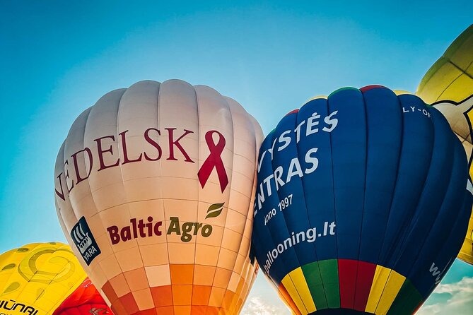 Hot air balloon flight over Vilnius or Trakai in Lithuania - What the Vilnius route can show you