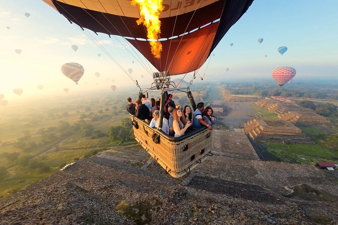 Hot Air Balloon Flight Teotihuacan With Pickup and Breakfast - What $173.25 buys you