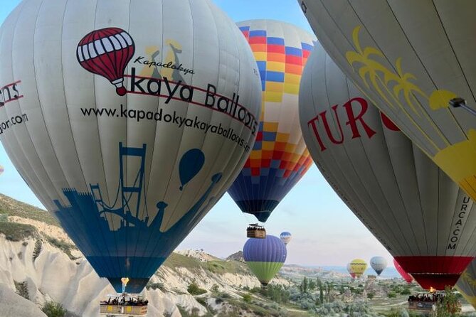 Hot air balloon in Cappadocia - The landing celebration and certificate