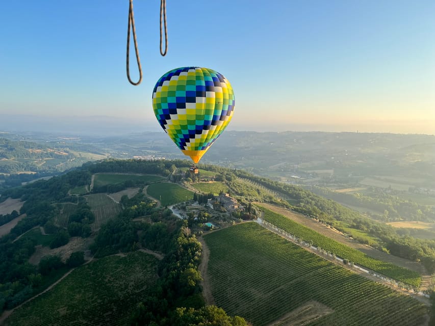 Hot Air Balloon, Pienza, Montalcino, Val D'orcia - What the $396.50 Price Means
