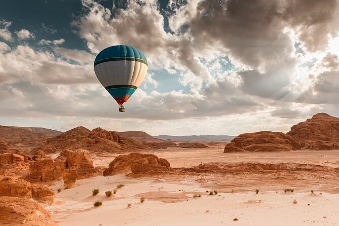 Hot Air Balloon Ride in Dubai - Watching the Balloon Rise Over the Red Dunes