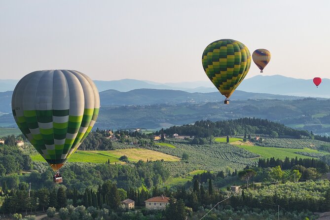 Hot Air Balloon ride in the Chianti Valley Tuscany - Why Chianti looks different from a balloon