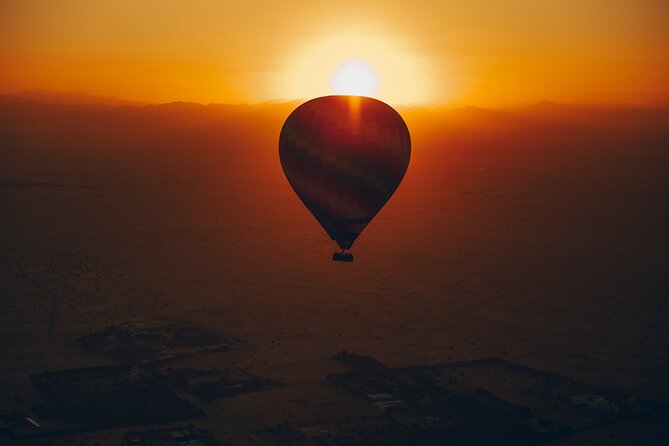 Hot Air Balloon Ride Over Dubai Desert inlcuding Transfers - Falconry after landing