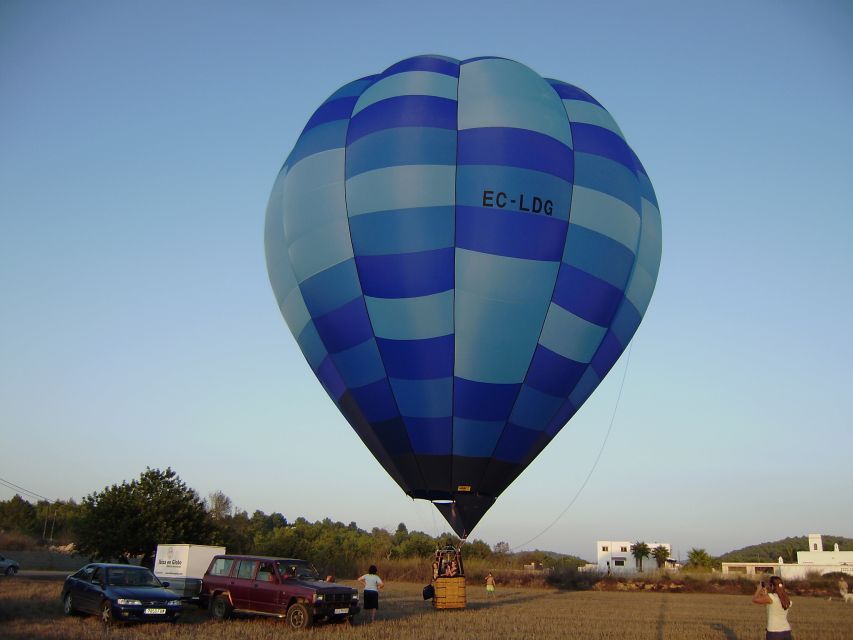 Hot Air Balloon Ride over Ibiza - Getting into the basket and lifting off