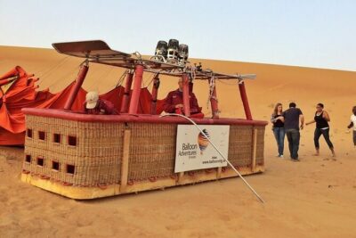 Hot Air Balloon Ride With Gourmet Breakfast and Falcon Show