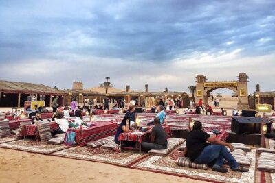 Hot Air Balloon Ride With Gourmet Breakfast & Falcon Show