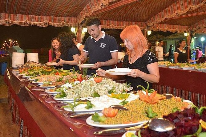 Hot Air Balloon Ride With Gourmet Breakfast & Falcon Show - Falcon show and camel ride