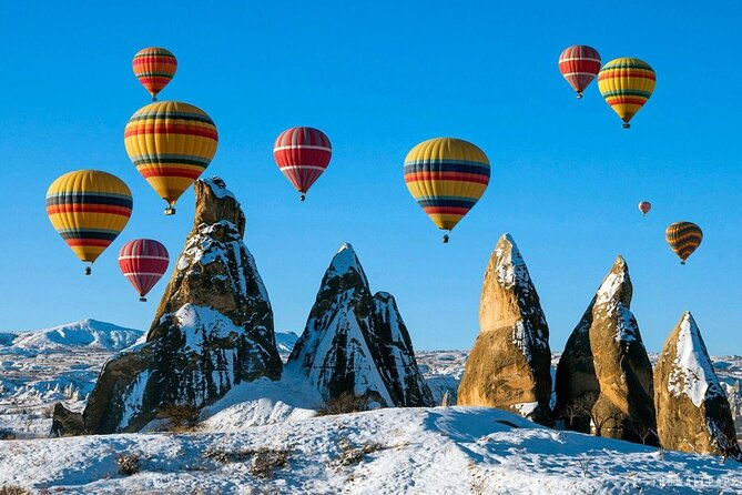 Hot Air Balloon Rides in Cappadocia over Goreme with pick up - The balloon flight above Goreme’s valleys