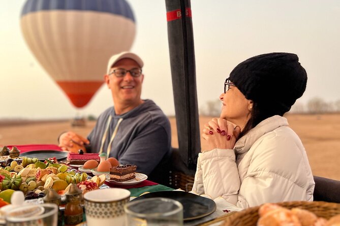 Hot Air Balloon Rides in Marrakesh: Sunrise, Desert, Atlas ... - Landing and the traditional breakfast