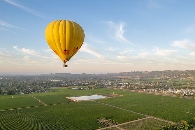 Hot Air Balloon Rides in Napa Valley - Landing, Sparkling Wine, and the End of the Morning