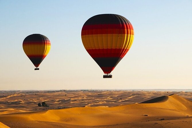 Hot Air Balloon Sunrise Tour with free transport in Dubai - Key points to know before booking