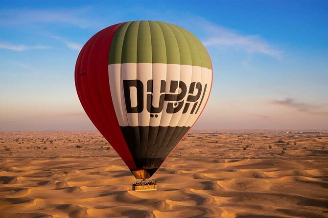 Hot Air Balloon Sunrise Tour with free transport in Dubai - Booking details and cancellation