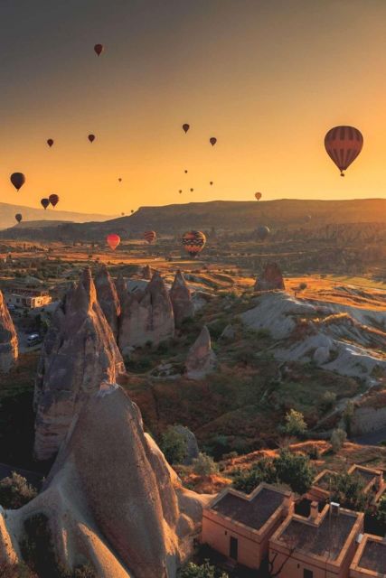 Hot air balloon tour at first light in Cappadocia - Watching the balloons prepare for takeoff