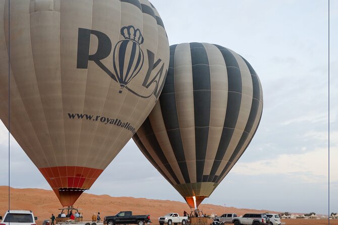 Hot Air Balloon Tour at Wahiba Sands - Preparing for the balloon flight
