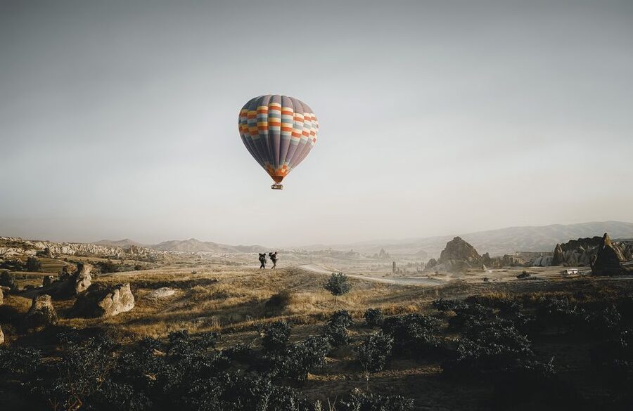 Hot air balloons in Goreme red valley - Pasabag, the fairy chimneys, and what you can see