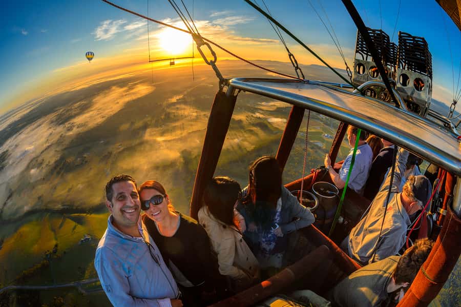 Hunter Valley: Sunrise Balloon Ride with Bubbly Breakfast - The sunrise flight over Pokolbin, Lovedale, and Rothbury