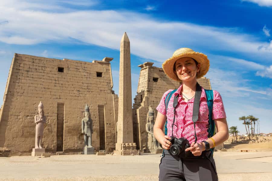 Hurghada: 2-Day Luxor Highlights & Hot Air Balloon & Hotel - Luxor Temple after the Hurghada drive