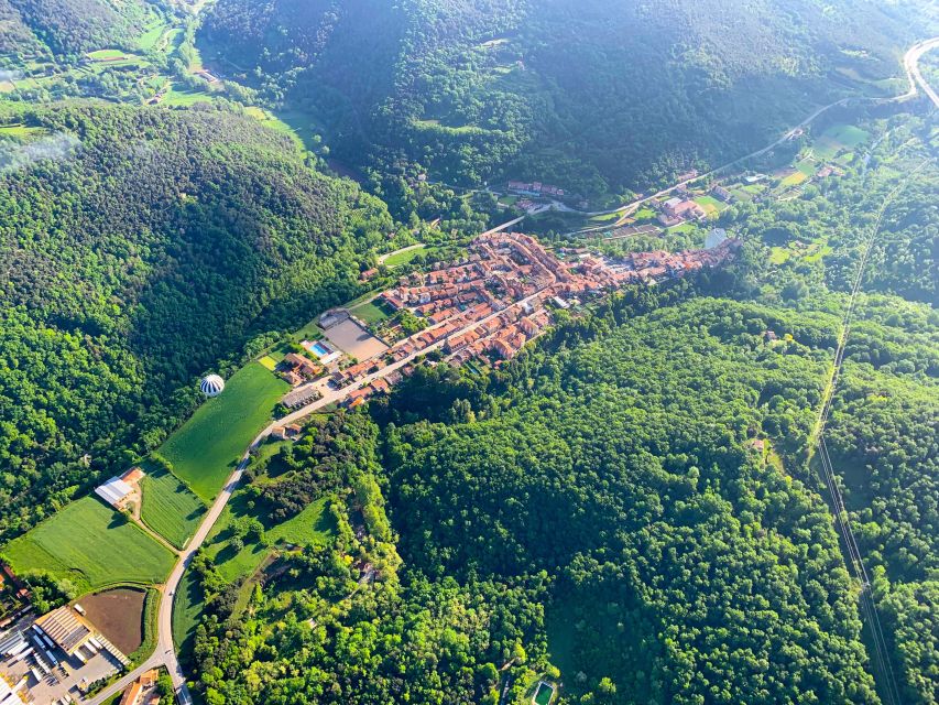 La Garrotxa Volcanoes Half-Day Hot Air Balloon Flight - From volcanic craters to cliff-top villages