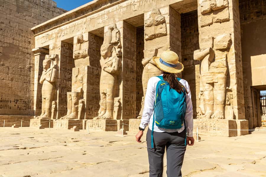 Luxor: Hot Air Balloon & Private tour to West bank and Lunch - Medinet Habu and the temple of Ramses III