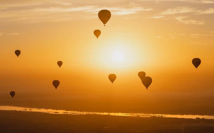 Luxor: Hot Air Balloon Ride over Luxor Relics - Temples and monuments from above