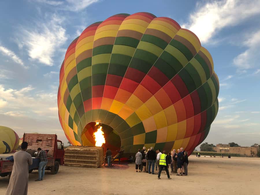 Luxor: Hot Air Balloon Ride Over Temple of Hatshepsut - How long are you really in the air?