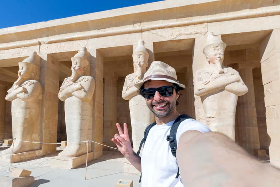 Luxor: West and East Banks All-Inclusive Tour & Balloon Ride - Hatshepsut’s terraces at Deir el-Bahari