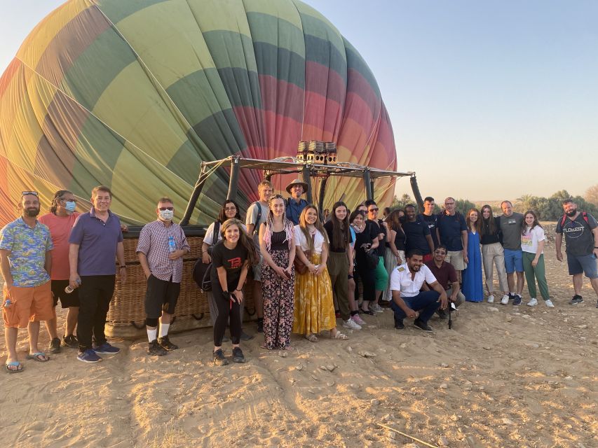 Luxor: West Bank Hot Air Balloon Ride with Hotel Pickup - The Pilot, Guide, and Ground Crew