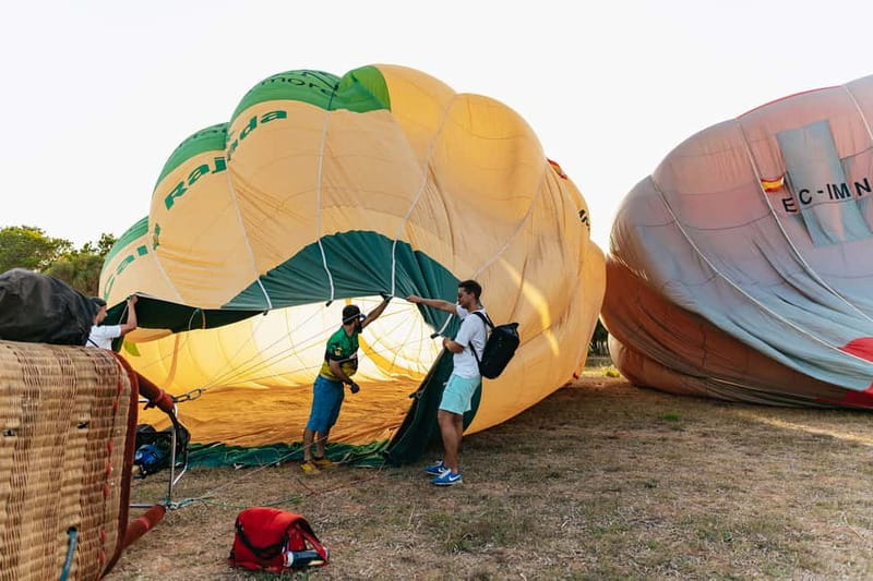 Mallorca: Sunrise or Sunset Hot Air Balloon Flight - Landing, packing, and the ride back