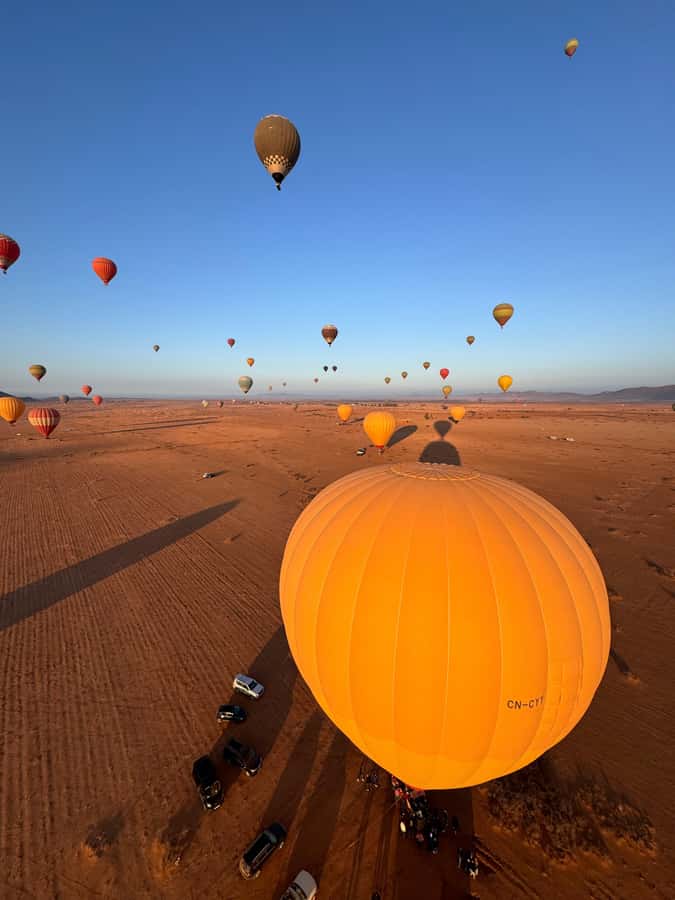 Marrakech: 50 minutes Hot Air Balloon Ride & Breakfast - Tea, coffee, and the pre-flight wait