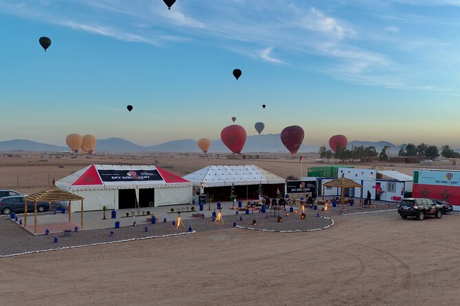 Marrakech: Hot Air Balloon at Sunrise - Agafay at sunset: camel ride, dinner, and music