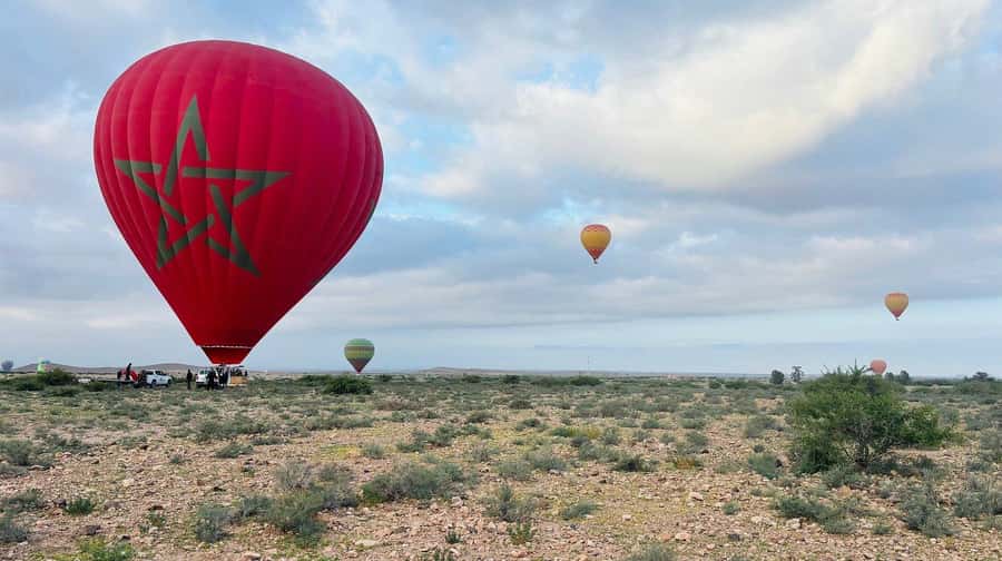 Marrakech: Hot Air Balloon Flight & Camel Ride - One hour over the desert, city, and Atlas Mountains