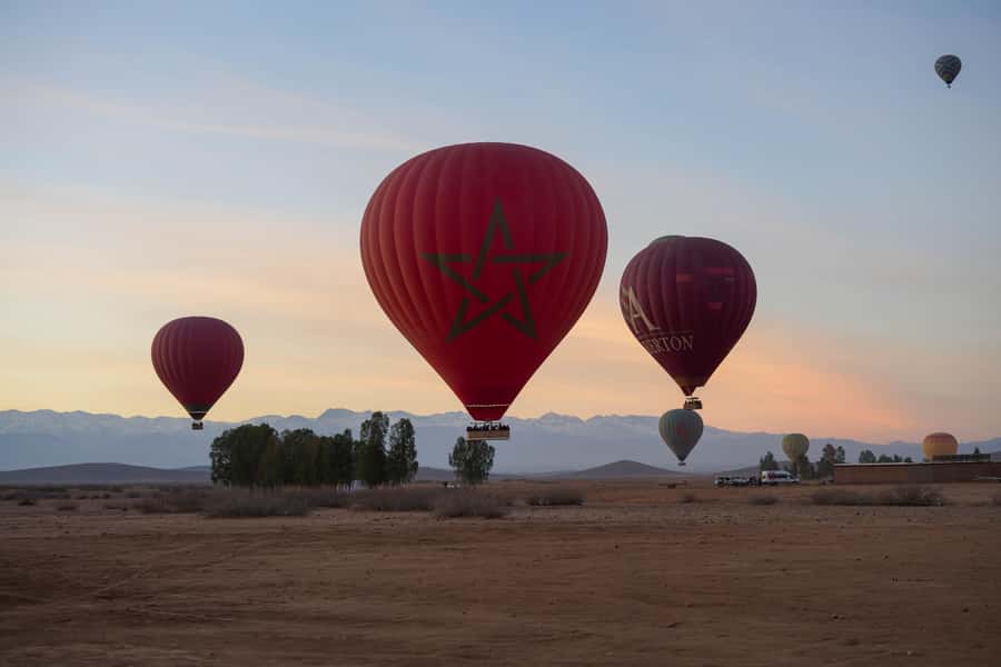 Marrakech: Hot Air Balloon Ride with Breakfast & Transfer - Floating above Marrakesh as the city wakes
