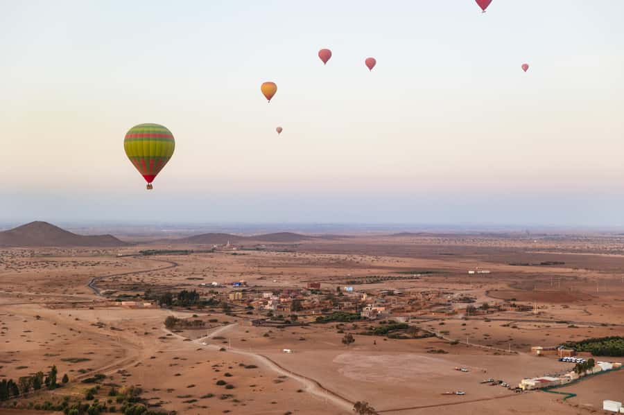 Marrakech: Shared Balloon Flight with Tea - Leaving Marrakech before sunrise