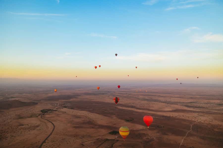 Marrakech: Shared Balloon Flight with Tea - Coming back down to earth