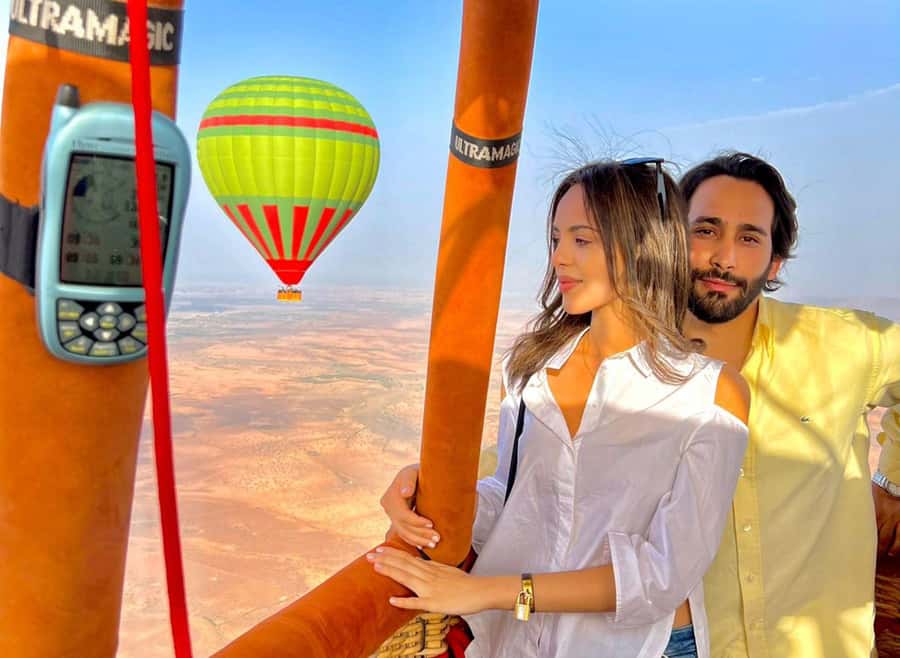 Marrakech: VIP Flight with Private Section in Shared Balloon - Watching the balloon take shape at the launch site