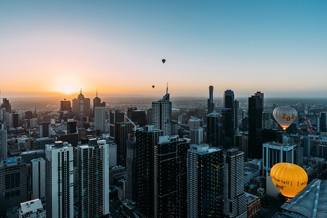 Melbourne Sunrise Hot Air Balloon Ride with GoPro Photos - Before dawn at Pullman Melbourne On The Park
