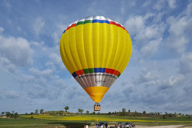 Montserrat Hot Air Balloon Flight from Barcelona - Helping inflate the balloon before takeoff