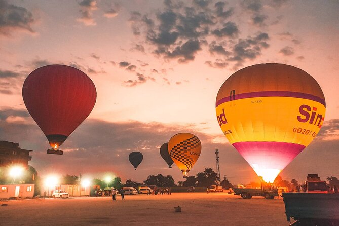 Nile Cruise 2 Nights from Aswan to Luxor with Hot air Balloon - Sunrise above Luxor in a hot-air balloon
