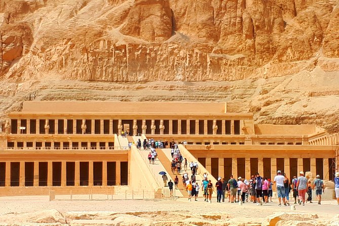 Package deal Hot Air Balloon Ride & Full Day Luxor Tour w/Guide Lunch - Hatshepsut’s temple and the Colossi of Memnon