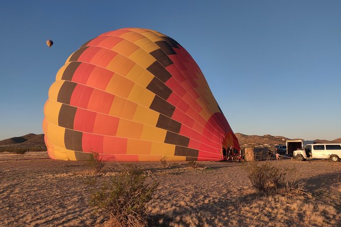 Phoenix area Hot Air Balloon Ride on the Largest Balloon in USA - Sunrise, stillness, and the height question