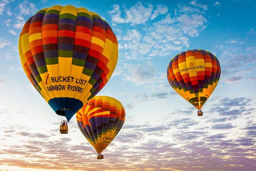 Phoenix: Hot Air Balloon Flight with Champagne - Floating above Phoenix and the Sonoran Desert