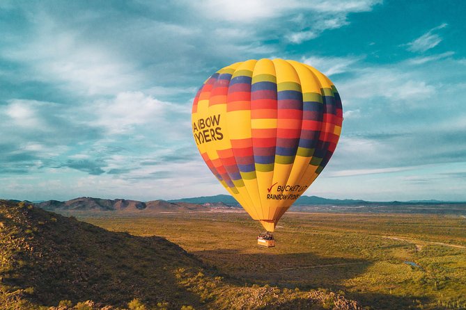 Phoenix Hot Air Balloon Ride at Sunrise - The Sonoran Desert from a new angle