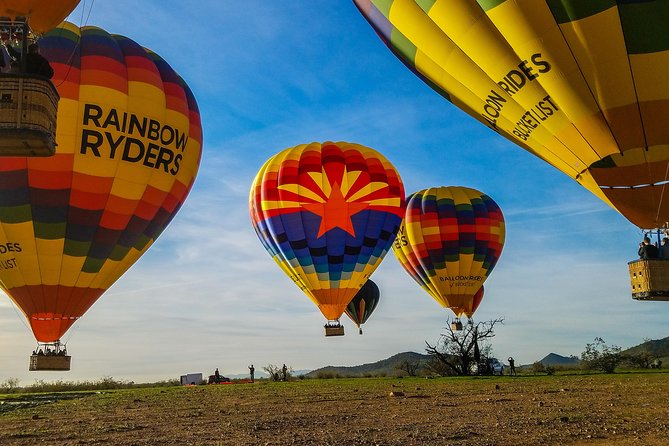 Phoenix Hot Air Balloon Ride at Sunrise - The shared basket and what the flight feels like