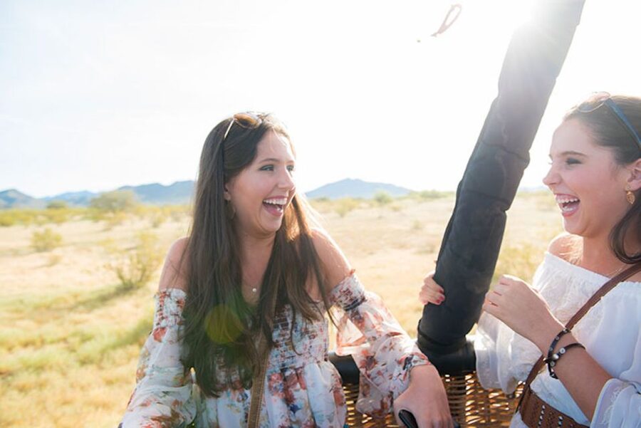 Phoenix: Hot Air Balloon Ride with Champagne and Catering - A quiet morning above the Sonoran Desert