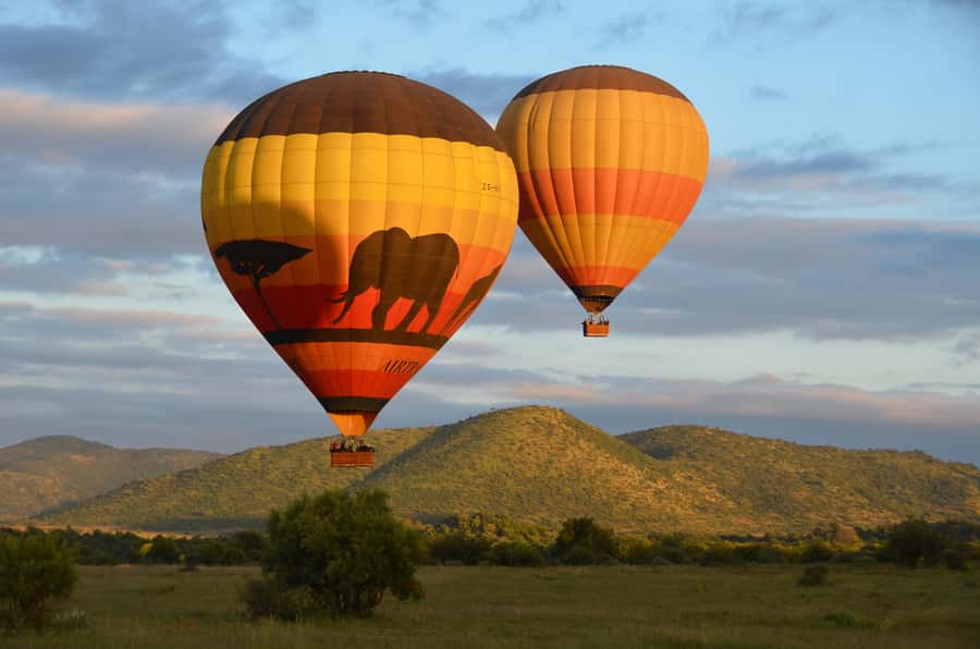 Pilanesberg National Park/Sun City Hot Air Balloon Safari - One hour above Pilanesberg